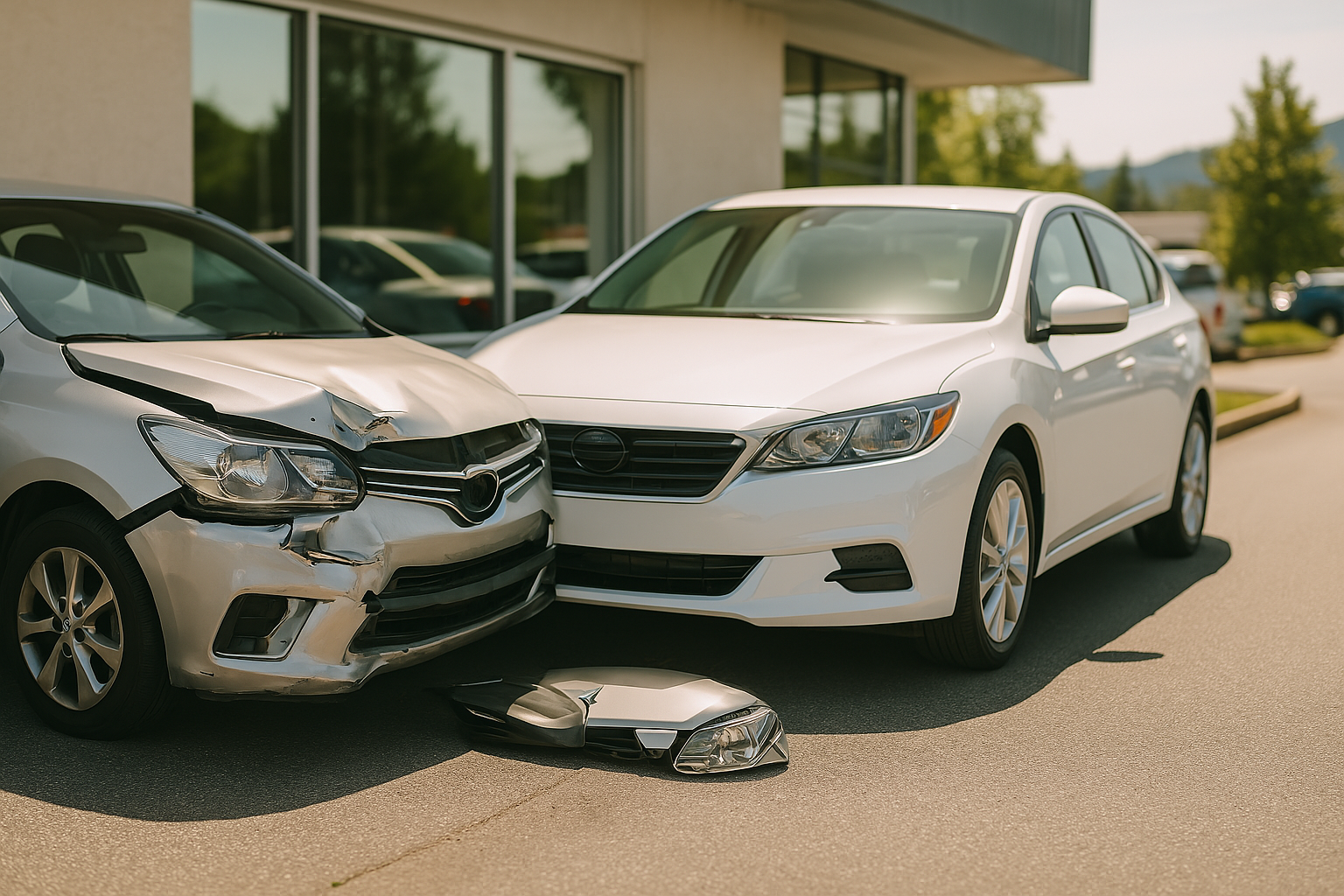 Car accident and insurance claim